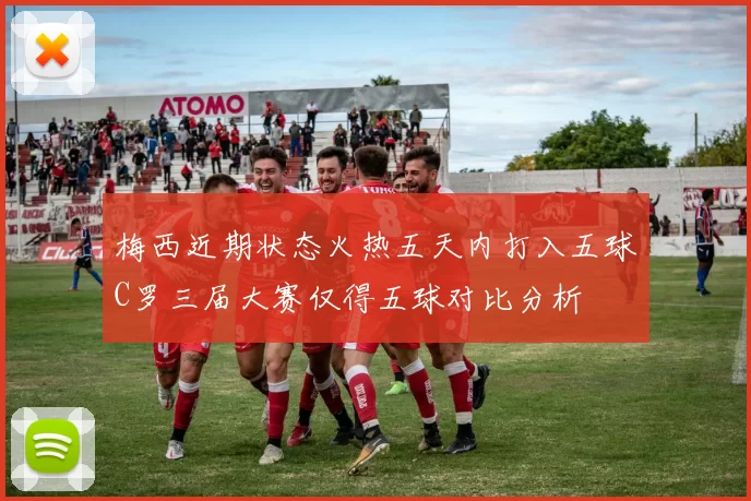 梅西近期状态火热五天内打入五球C罗三届大赛仅得五球对比分析